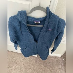 Organic cotton Quilted Zip-up Hooded Patagonia Jacket